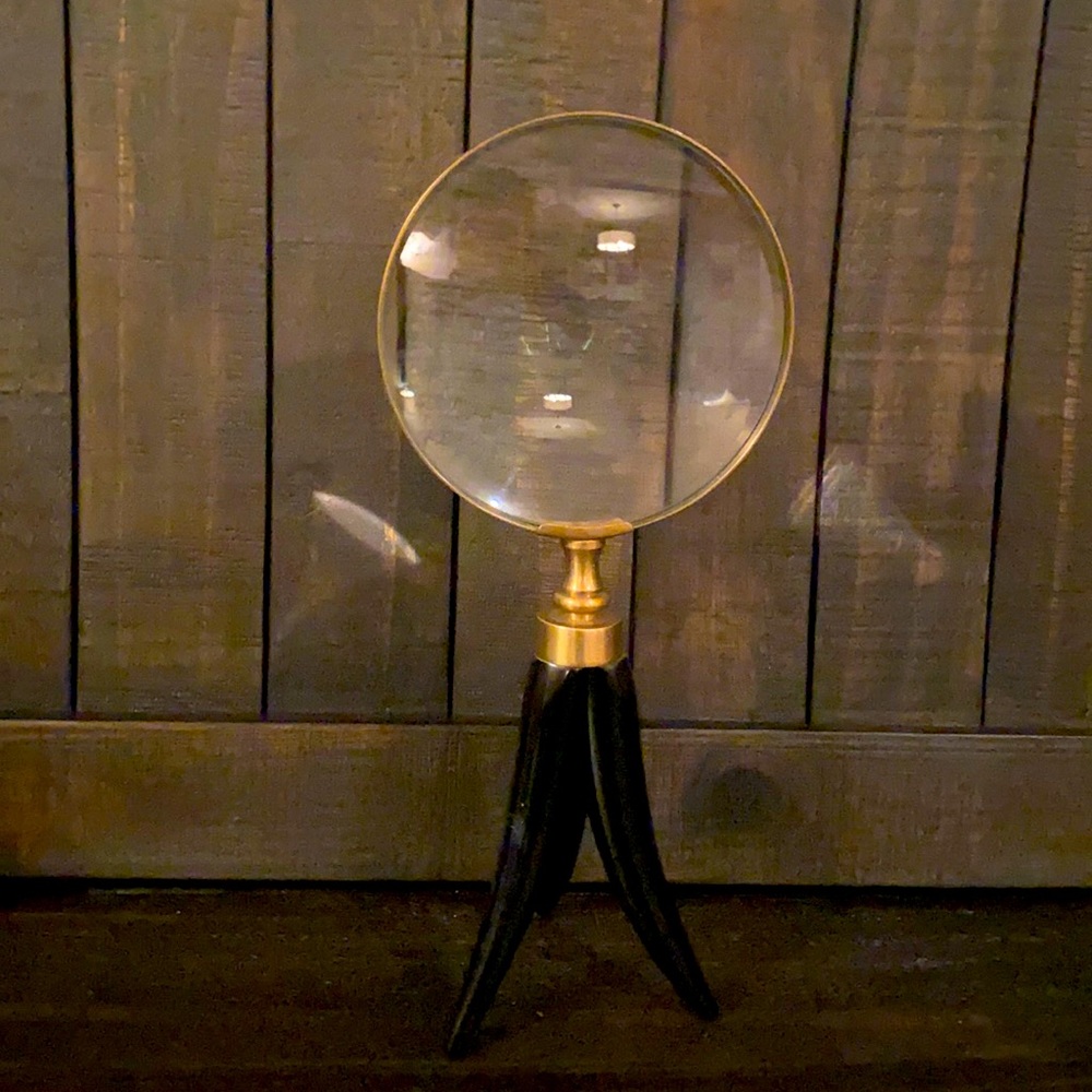 English Victorian Horn magnifying glass